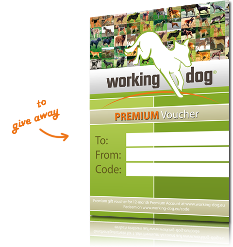 De working-dog Premium-voucher